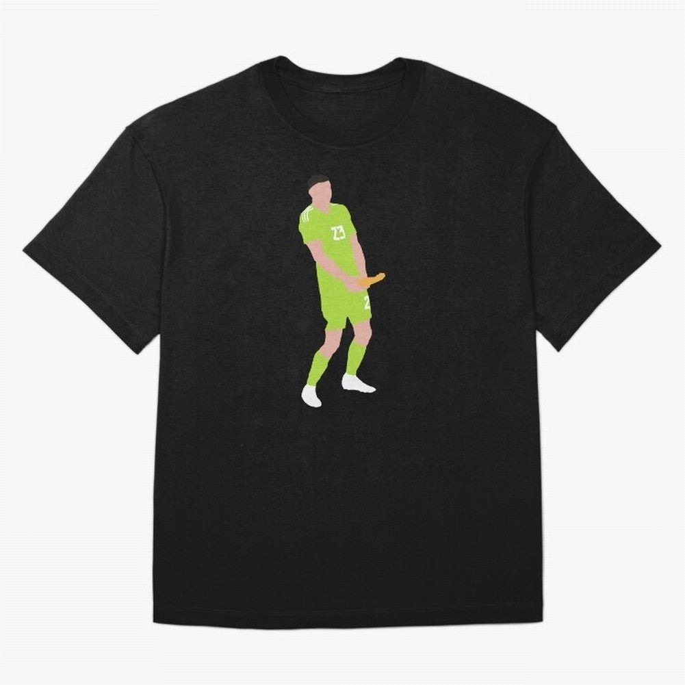 Emiliano Martinez celebration Classic T-Shirt Celebrate Soccer Greatness during Match Day Hype around FIFA World Cup 2026 Group Stage, Cristiano Ronaldo, Spain, Global Supporter Spirit, Legendary Goals, National Colors and Tournament Celebration;