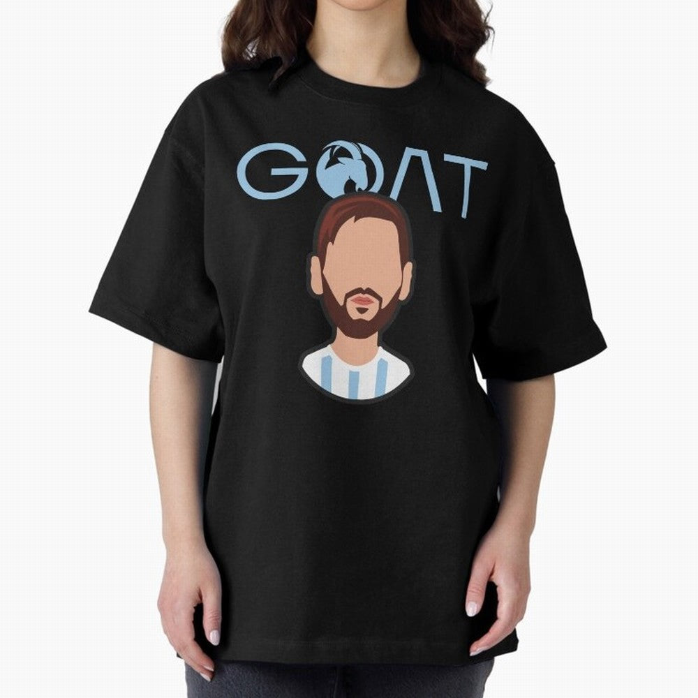 GOAT ¨C Lionel Messi Minimalist Vector Design Classic T-Shirt Feel the Heartbeat of Match Day Hype around FIFA World Cup 2026, Messi, Neymar and Mbappe, Netherlands, Stadium Memories, Football Loyalty, International Chants and Championship