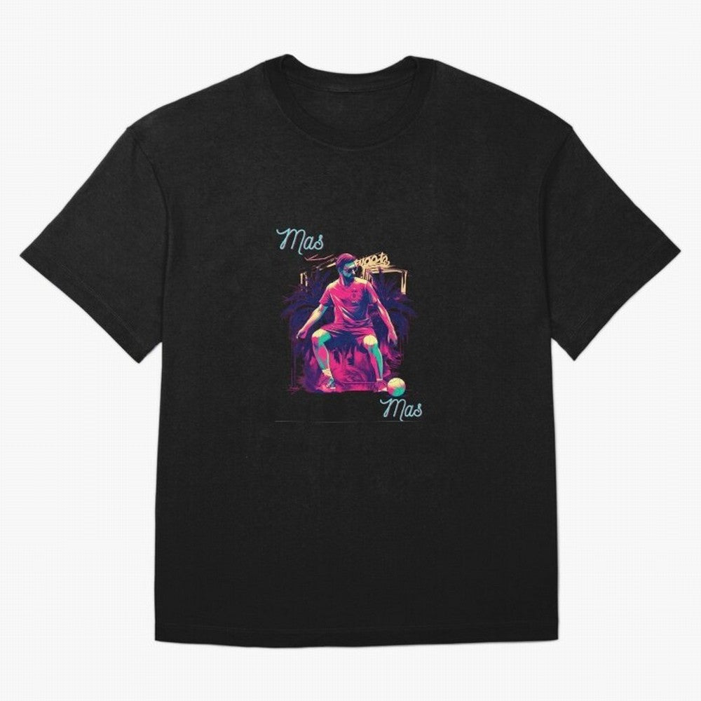 Messi Mas Messi Oversized T-Shirt Turn Up for FIFA World Cup 2026 Highlighting Mbappe, Spain Energy, Tournament Hype, Historic Matchups, Family Viewing Parties and Global Sports Pride; Created for Match Day Parties, Soccer Gifts, Fan Photos, Travel