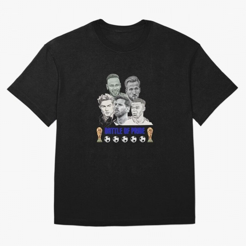 Battle of Pride Classic T-Shirt Back Your Heroes with Match Day Hype around FIFA World Cup 2026, Messi and Cristiano Ronaldo, England, France and Netherlands, Stadium Chants, National Pride, Trophy Dreams and Unforgettable Football Memories; Great