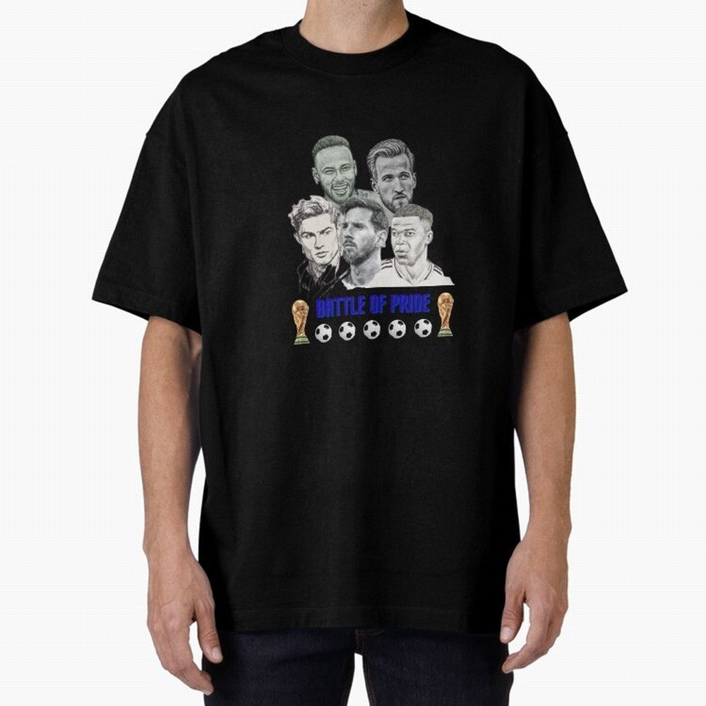 Battle of Pride Classic T-Shirt Back Your Heroes with Match Day Hype around FIFA World Cup 2026, Messi and Cristiano Ronaldo, England, France and Netherlands, Stadium Chants, National Pride, Trophy Dreams and Unforgettable Football Memories; Great