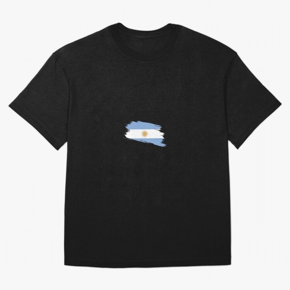 Argentina Oversized T-Shirt Build FIFA World Cup 2026 USA Canada Mexico Spirit, Filled with Brazil, Portugal and Argentina, Messi, Goal Celebration Energy, Supporter Heritage, Football Icons and Worldwide Tournament Joy; Made for Die Hard