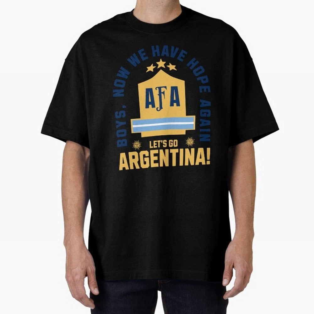 Argentina Soccer 2026 Boys We Have Hope Again Fan Design Classic T-Shirt Capture Stadium Memories from Match Day Hype around FIFA World Cup 2026 Group Stage, Messi and Cristiano Ronaldo, England, France and Netherlands, Sports Nostalgia,