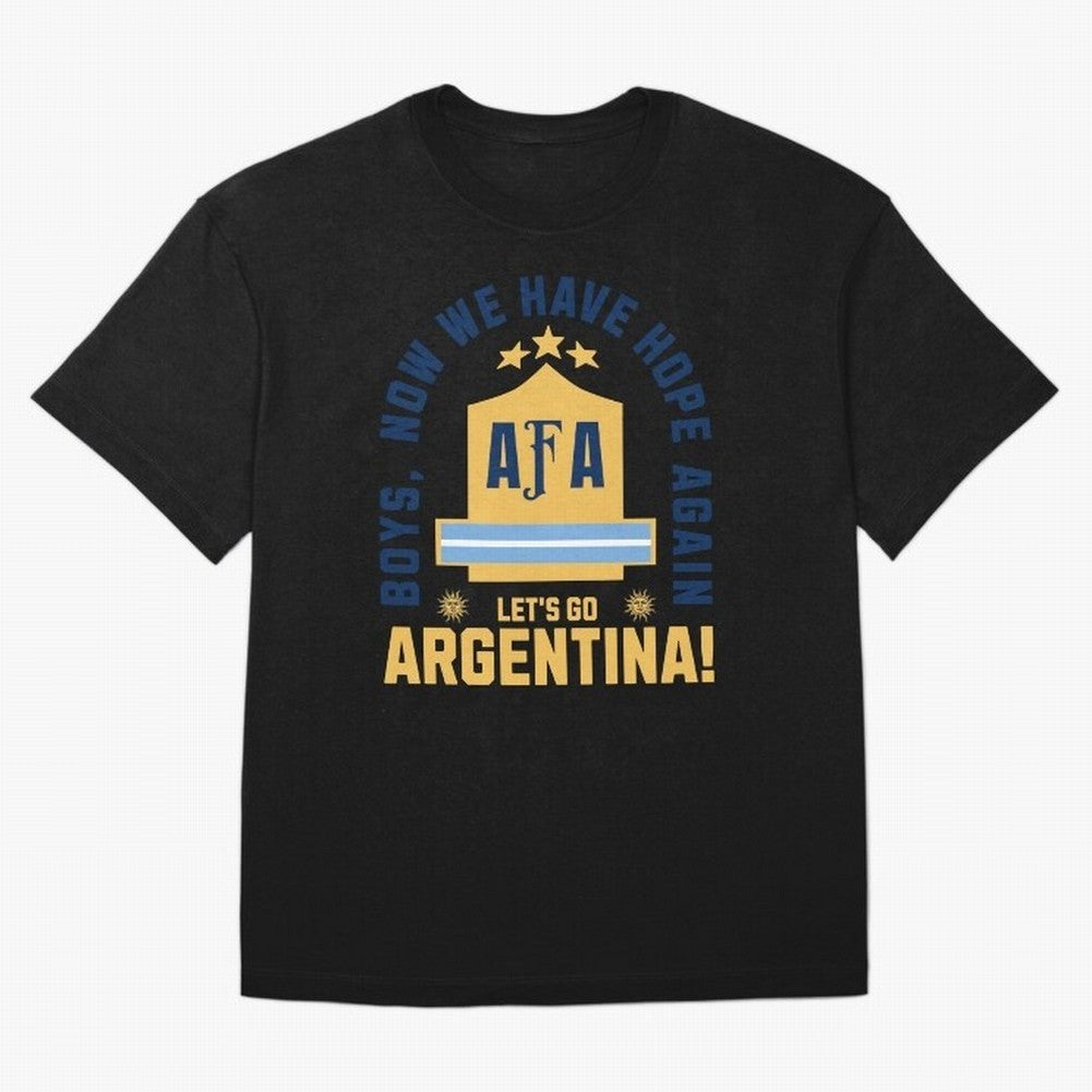Argentina Soccer 2026 Boys We Have Hope Again Fan Design Classic T-Shirt Capture Stadium Memories from Match Day Hype around FIFA World Cup 2026 Group Stage, Messi and Cristiano Ronaldo, England, France and Netherlands, Sports Nostalgia,