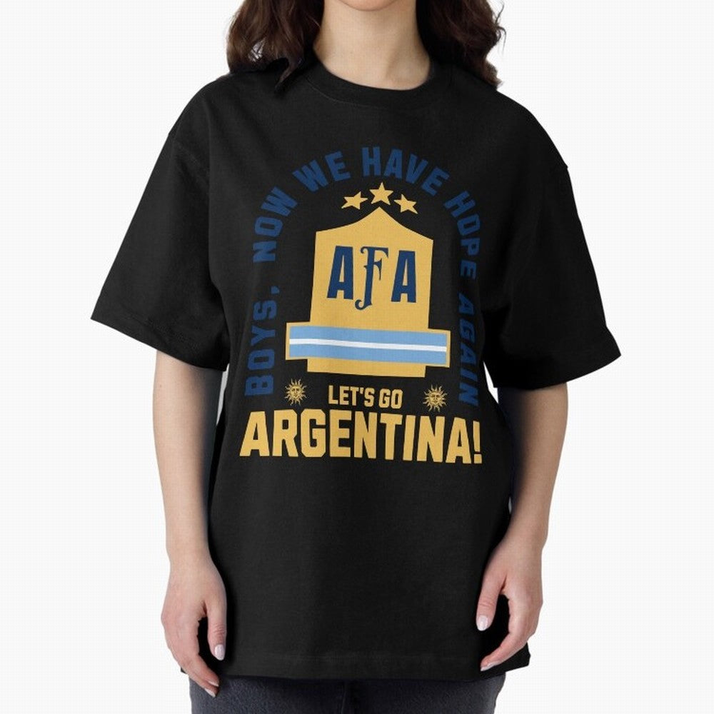 Argentina Soccer 2026 Boys We Have Hope Again Fan Design Classic T-Shirt Capture Stadium Memories from Match Day Hype around FIFA World Cup 2026 Group Stage, Messi and Cristiano Ronaldo, England, France and Netherlands, Sports Nostalgia,