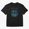 FC Barcelona three-time champion Oversized T-Shirt Celebrate the Biggest Stage of the FIFA World Cup 2026 USA Canada Mexico Journey through Haaland Highlights, Argentina and Brazil Pride, Championship Spirit, Famous Goals, Roaring Crowds and