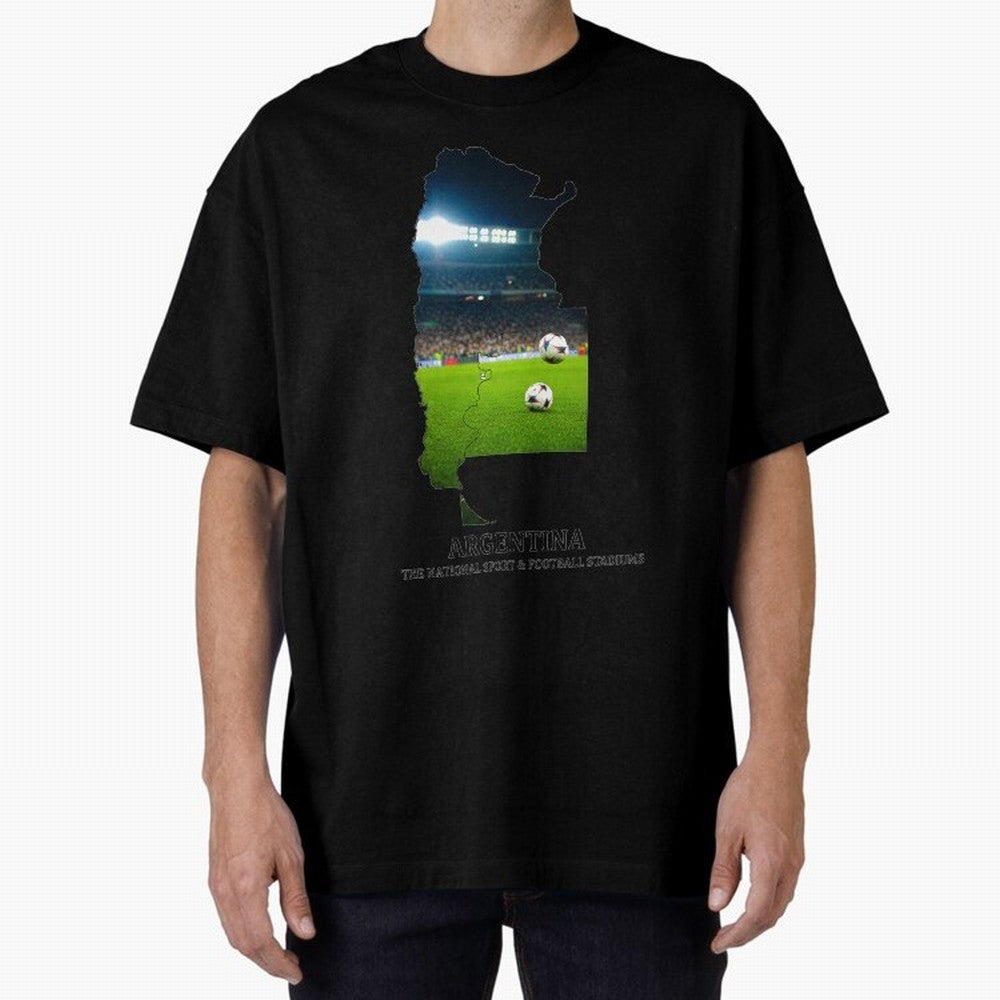 Argentina Map Art - Football Passion & National Stadiums Design Classic T-Shirt Bring Trophy Dreams to FIFA World Cup 2026 for Fans of Cristiano Ronaldo, Haaland and CR7 and Portugal, Bringing Football Passion, Legendary Performances, Festival