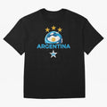 Argentina 2026 Stars Oversized T-Shirt Spotlight Global Football Passion for FIFA World Cup 2026 Group Stage, Centered on Haaland and Mbappe, Spain and Netherlands, Stadium Chants, National Pride, Trophy Dreams and Unforgettable Football Memories;