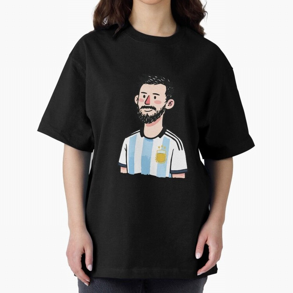 Argentina Soccer Football Player Oversized T-Shirt Turn Every Weekend Toward the FIFA World Cup 2026 Journey through CR7 Highlights, Spain and Netherlands Pride, Tournament Hype, Historic Matchups, Family Viewing Parties and Global Sports Pride;