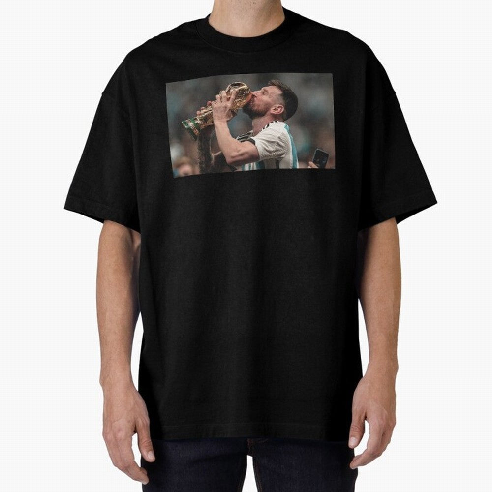 MESSI WITH THE WORLD CUP Classic T-Shirt Bring Bold Fan Energy to FIFA World Cup 2026 Group Stage Spirit, Driven by Netherlands, Messi, CR7 and Mbappe, Fan Favorite Moments, National Team Passion, Big Match Drama and Soccer History; Made for Die