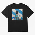 Messi Artwork Oversized T-Shirt Celebrate Rivalries and Pride in FIFA World Cup 2026 Group Stage for Fans of Messi and Brazil, Bringing Football Passion, Legendary Performances, Festival Vibes and Supporter Community; Ideal for Fans Who Follow