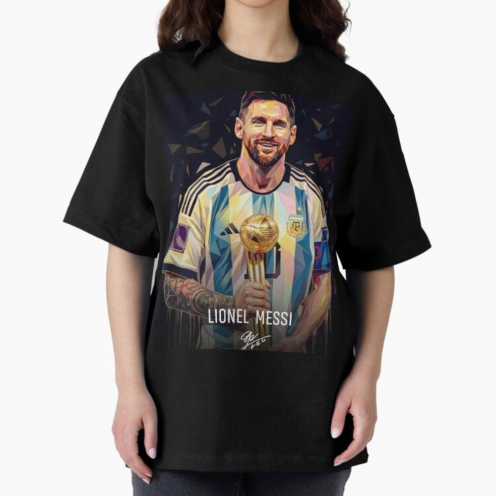 Leonie Messi M10 Football Soccer Player Champion Trophy Glory Classic T-Shirt Live the Energy of Match Day Hype around FIFA World Cup 2026, Haaland and Mbappe, Portugal, Tournament Hype, Historic Matchups, Family Viewing Parties and Global Sports