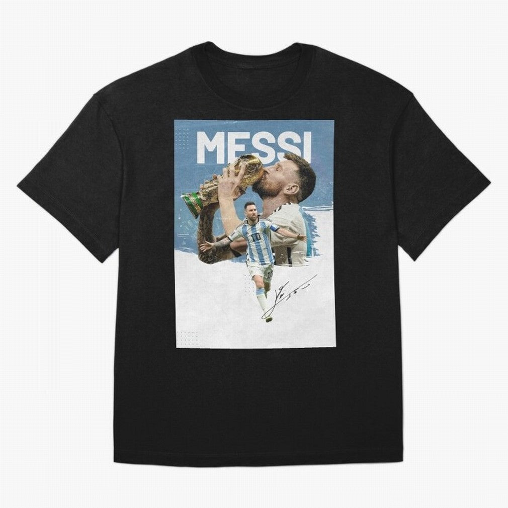 Messi Oversized T-Shirt Feel the Trophy Chase of FIFA World Cup 2026 Group Stage for Fans of Messi and Spain, Bringing Football Passion, Legendary Performances, Festival Vibes and Supporter Community; Made for Die Hard Supporters, Soccer Lovers,