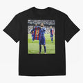 Lional Messi Poster Design Oversized T-Shirt Experience the Global Stage of Global Football Passion for FIFA World Cup 2026, Highlighting Cristiano Ronaldo, Haaland and CR7, France, Fan Favorite Moments, National Team Passion, Big Match Drama and