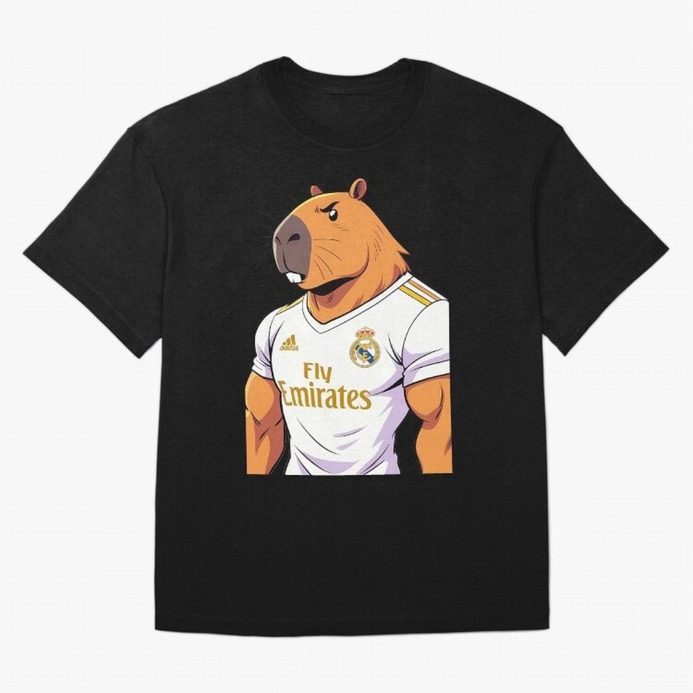 Real Madrid capybara elegant Classic T-Shirt Follow the Final Road of Global Football Passion for FIFA World Cup 2026 USA Canada Mexico, Driven by Cristiano Ronaldo, Haaland and CR7, Brazil, Vintage Soccer Flavor, Modern Football Stars, National
