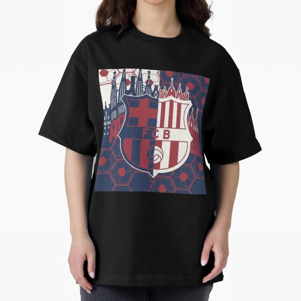 Barcelona - Football Fan Design Classic T-Shirt Remember Iconic Moments from Match Day Hype around FIFA World Cup 2026 USA Canada Mexico, Messi, CR7 and Mbappe, Spain, Championship Spirit, Famous Goals, Roaring Crowds and International Football