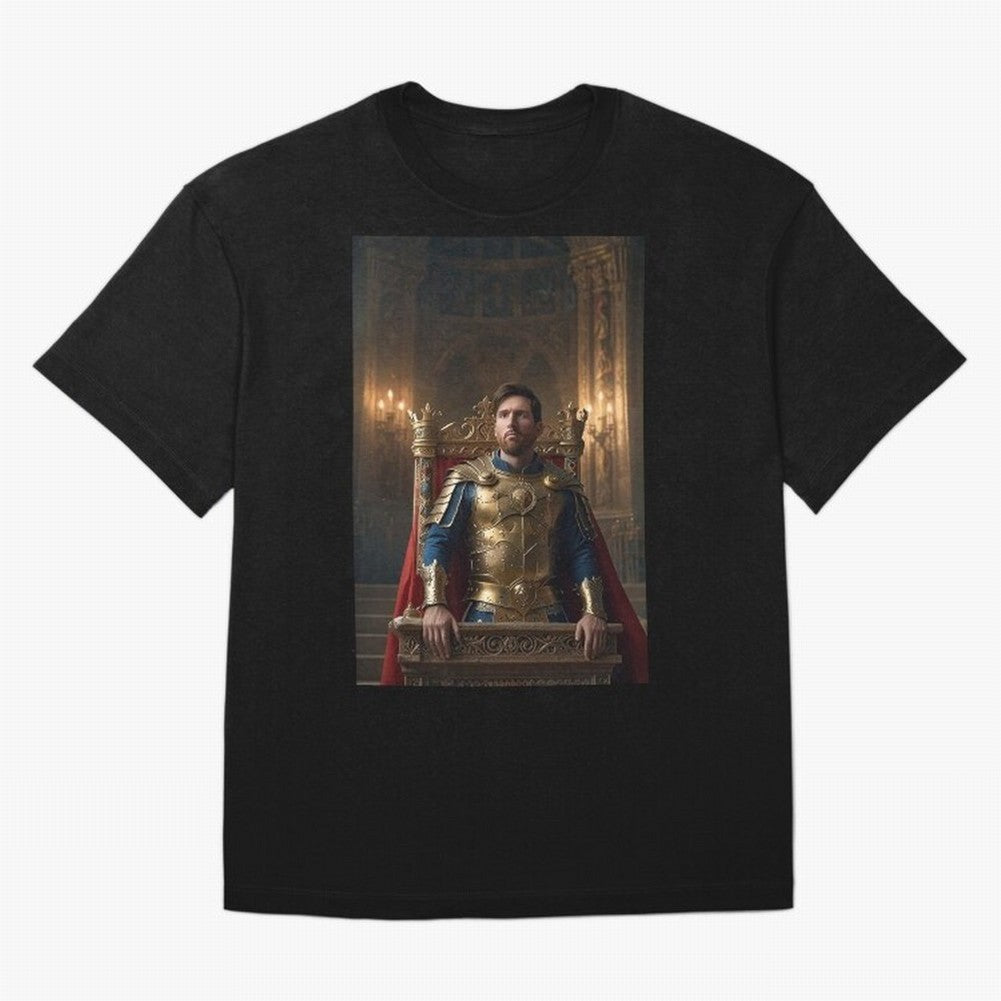 Messi the King 1 Oversized T-Shirt Feel the Heartbeat of Global Football Passion for FIFA World Cup 2026 USA Canada Mexico, Driven by Neymar, Haaland and Cristiano Ronaldo, Argentina and Brazil, Match Day Excitement, Supporter Culture, Golden Goals