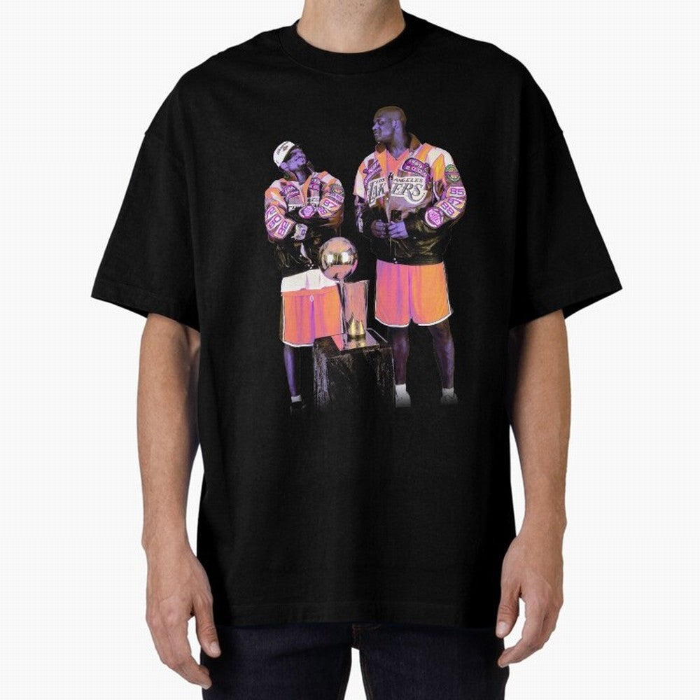 kobe Shaq Oversized T-Shirt Oversized T-Shirt Turn Football Passion into Global Football Passion for FIFA World Cup 2026, Featuring Neymar, Haaland and Cristiano Ronaldo, England, France and Netherlands, Stadium Chants, National Pride, Trophy