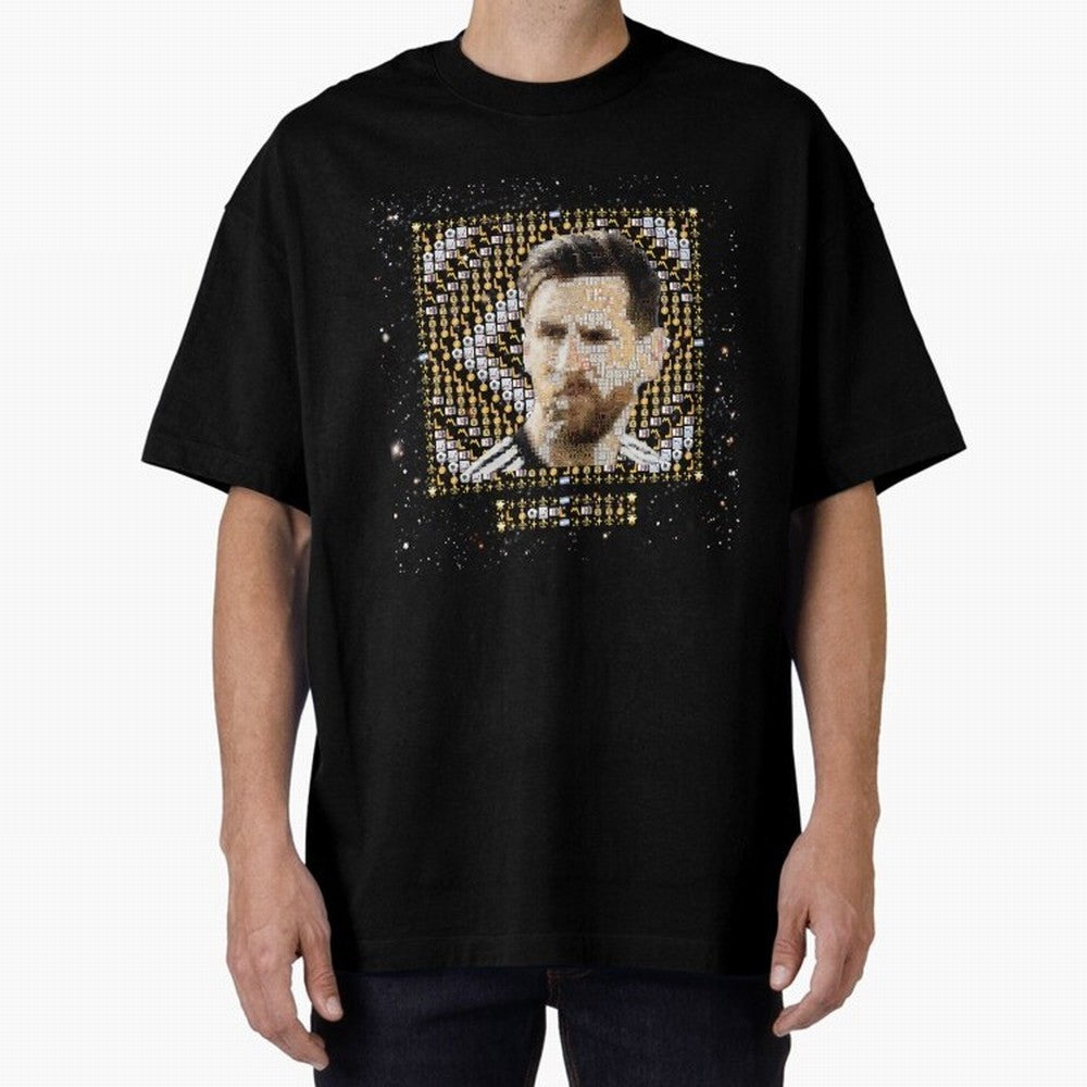 Goat Emojified Messi-Inspired Visual Tribute Classic T-Shirt Show Your Love for FIFA World Cup 2026 Built around Mbappe and Neymar, France and Portugal Energy, Football History, Final Match Energy, Crowd Noise and Once in a Lifetime Moments;
