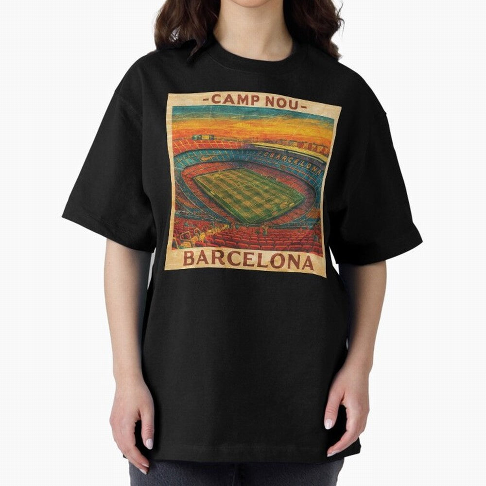 Camp Nou Barcelona FC Classic T-Shirt Bring Global Tournament Vibes to Match Day Hype around FIFA World Cup 2026, Messi and Cristiano Ronaldo, Argentina, France and Brazil, Fan Favorite Moments, National Team Passion, Big Match Drama and Soccer