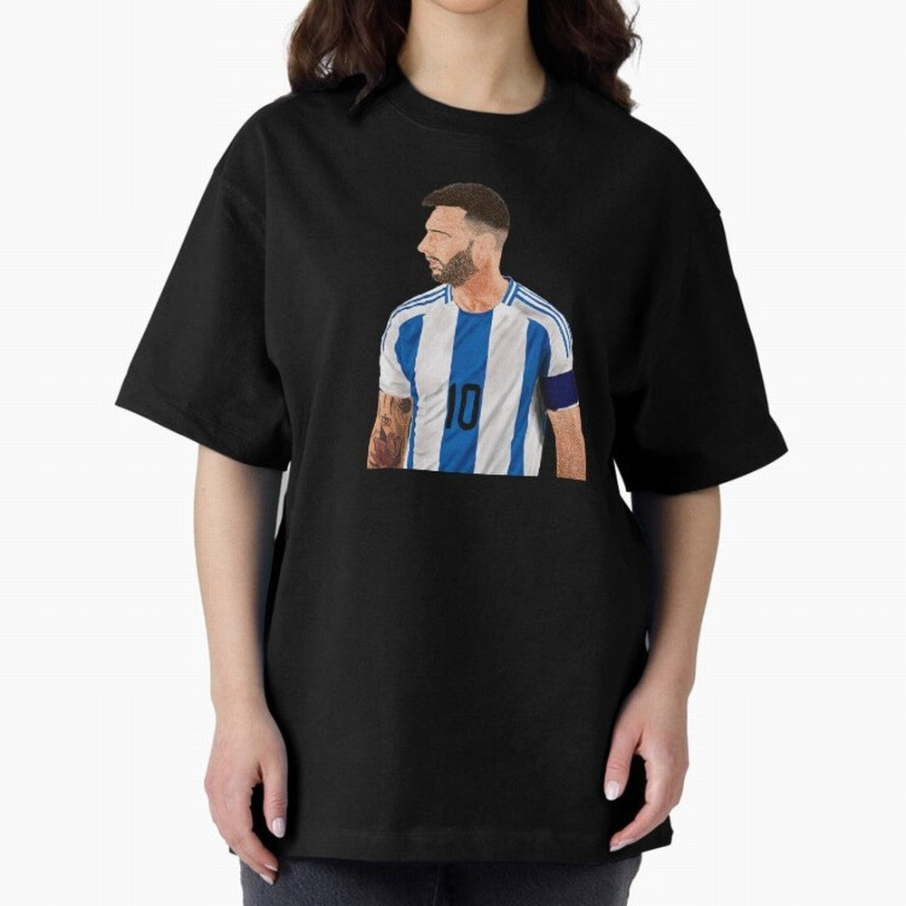 Messi em pintura digital Classic T-Shirt Celebrate Global Passion for FIFA World Cup 2026 Spirit, Filled with Brazil, Neymar, Stadium Memories, Football Loyalty, International Chants and Championship Tradition; Made for Die Hard Supporters, Soccer
