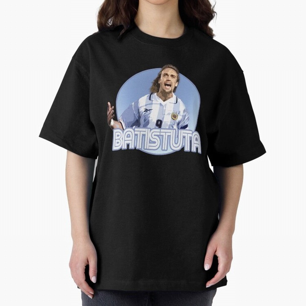 Batistuta - Classic T Shirt Classic T-Shirt Make Your Look Match the FIFA World Cup 2026 Journey through CR7 and Messi Highlights, England Pride, Football Festival Excitement, Trophy Ambitions, Country Rivalries and Star Player Buzz; Ideal for