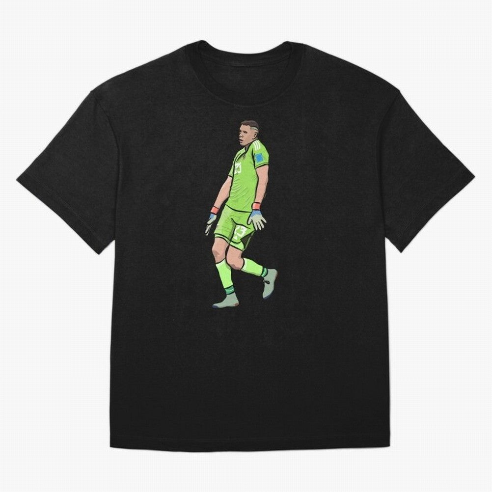 Emi Dibu Martinez Dance Celebration Classic T-Shirt Upgrade Match Day Hype around FIFA World Cup 2026 Group Stage, Messi, CR7 and Mbappe, Brazil, Stadium Chants, National Pride, Trophy Dreams and Unforgettable Football Memories; Perfect for