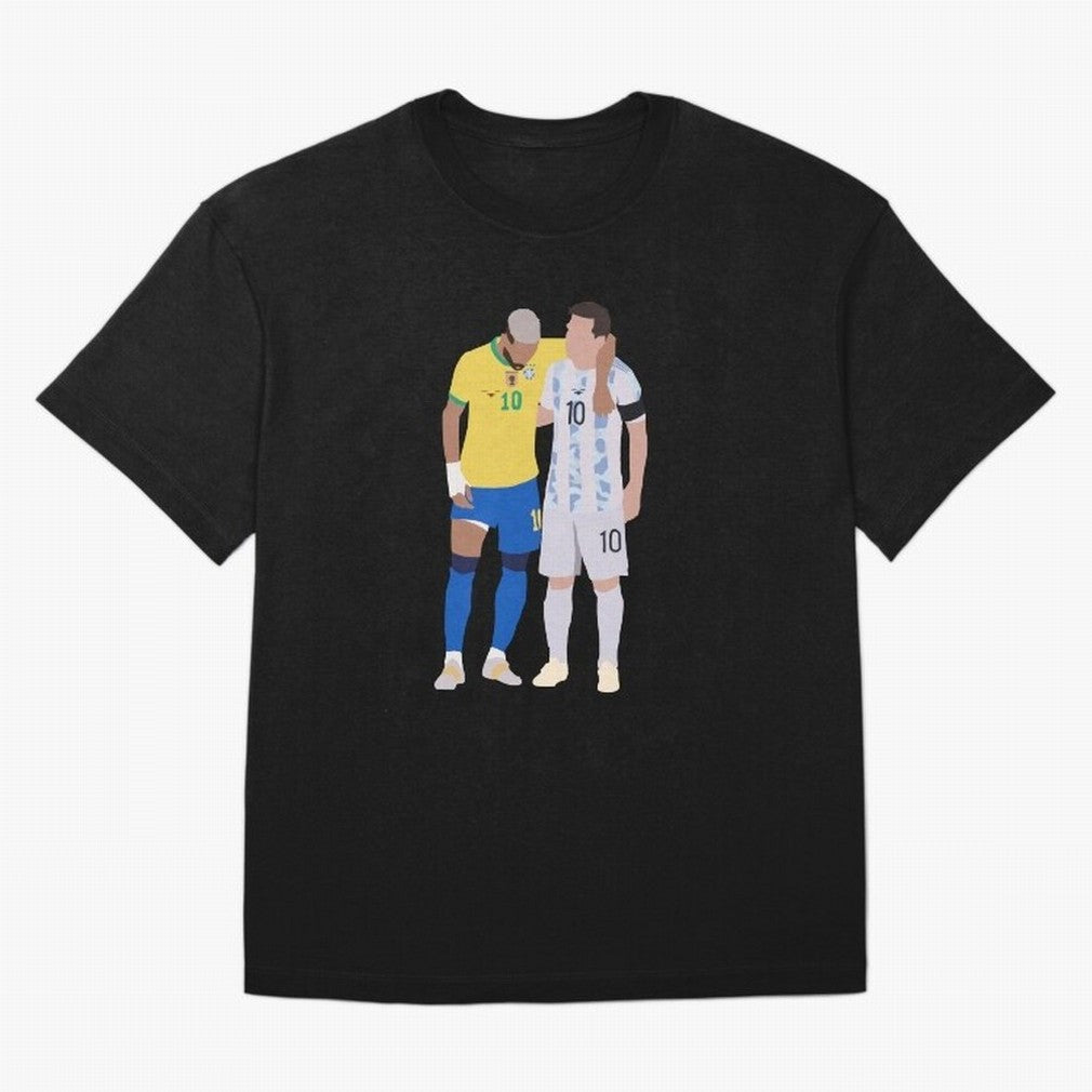 Messi and Neymar Copa America Friends Classic T-Shirt Celebrate Fan Favorites in FIFA World Cup 2026 Group Stage for Fans of Cristiano Ronaldo and Argentina and Brazil, Bringing Stadium Chants, National Pride, Trophy Dreams and Unforgettable