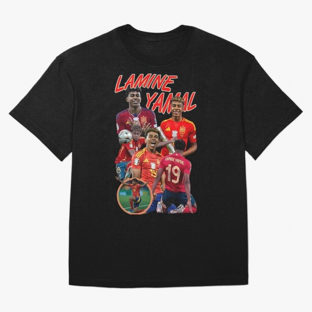 Lamine Yamal - Wonderkid Classic T-Shirt Bring a Vintage Feel to the FIFA World Cup 2026 Group Stage Journey through Messi, CR7 and Mbappe Highlights, Argentina, France and Brazil Pride, Supporter Pride, Iconic Celebrations, Legendary Names and