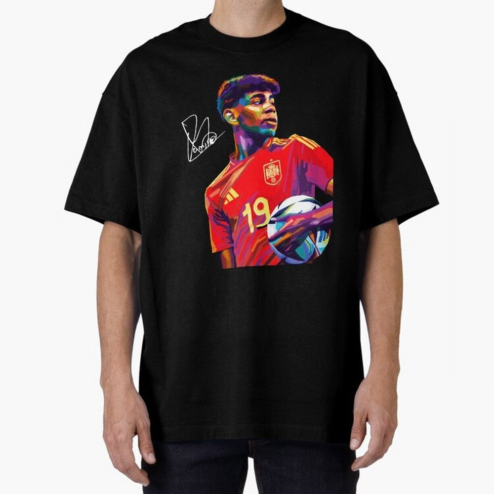 Lamine Yamal Wpap Art Classic T-Shirt Carry the Colors and Pride of FIFA World Cup 2026 Inspired by Neymar, Haaland and Cristiano Ronaldo, Brazil, Portugal and Argentina Energy, Football Festival Excitement, Trophy Ambitions, Country Rivalries and