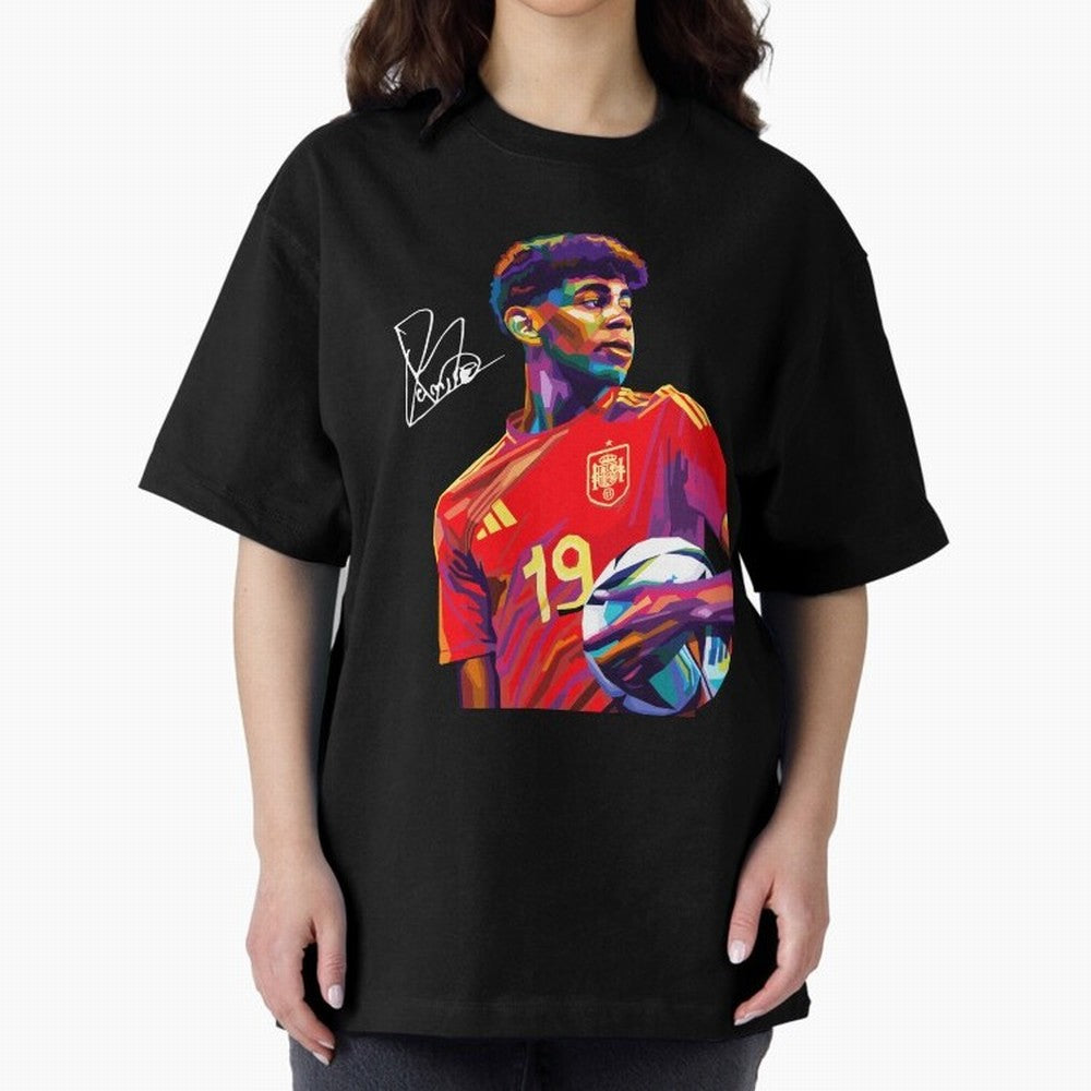 Lamine Yamal Wpap Art Classic T-Shirt Carry the Colors and Pride of FIFA World Cup 2026 Inspired by Neymar, Haaland and Cristiano Ronaldo, Brazil, Portugal and Argentina Energy, Football Festival Excitement, Trophy Ambitions, Country Rivalries and