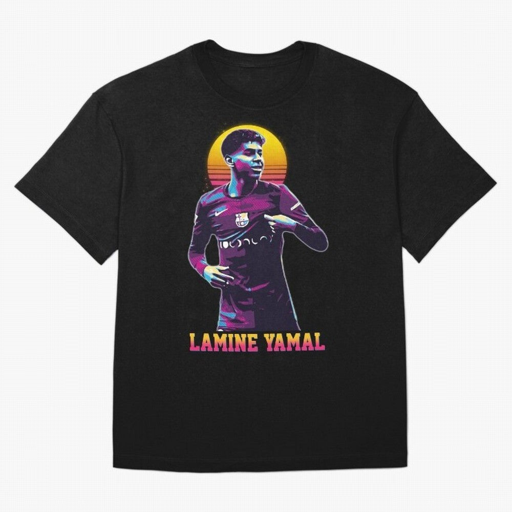LAMINE YAMAL Oversized T-Shirt Step into Global Football Passion for FIFA World Cup 2026 USA Canada Mexico, Filled with Messi, Neymar and Mbappe, Spain, Football History, Final Match Energy, Crowd Noise and Once in a Lifetime Moments; Perfect for