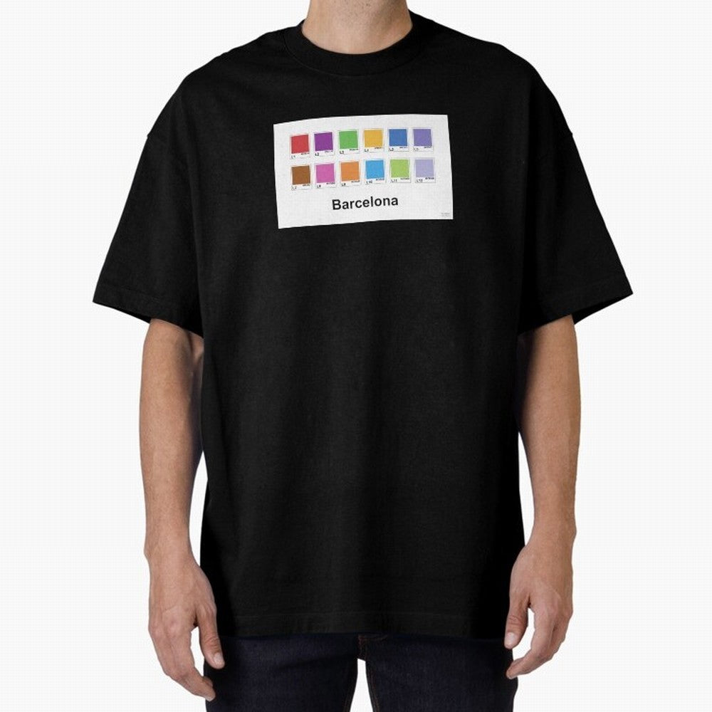 Barcelona Metro Colors Classic T-Shirt Follow the Road to FIFA World Cup 2026 Made for Haaland, England, France and Netherlands Energy, Stadium Chants, National Pride, Trophy Dreams and Unforgettable Football Memories; Perfect for Supporters Who