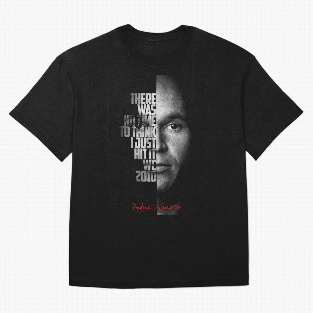 Black and white Andres Iniesta Quote. Classic T-Shirt Enjoy Match Day Hype around FIFA World Cup 2026 USA Canada Mexico, Messi, England, Retro Football Energy, Iconic Rivalries, Trophy Chase Drama and Stadium Atmosphere; Ideal for Fans Who Follow