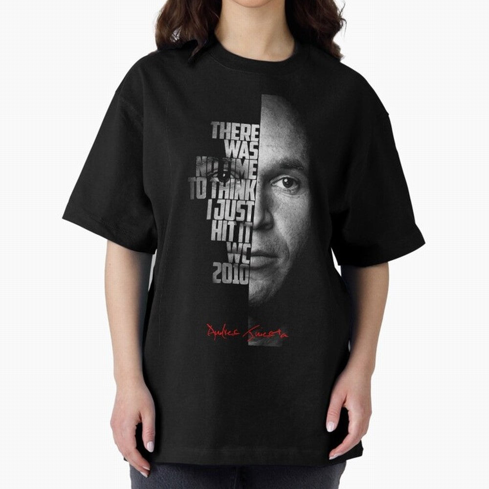 Black and white Andres Iniesta Quote. Classic T-Shirt Enjoy Match Day Hype around FIFA World Cup 2026 USA Canada Mexico, Messi, England, Retro Football Energy, Iconic Rivalries, Trophy Chase Drama and Stadium Atmosphere; Ideal for Fans Who Follow