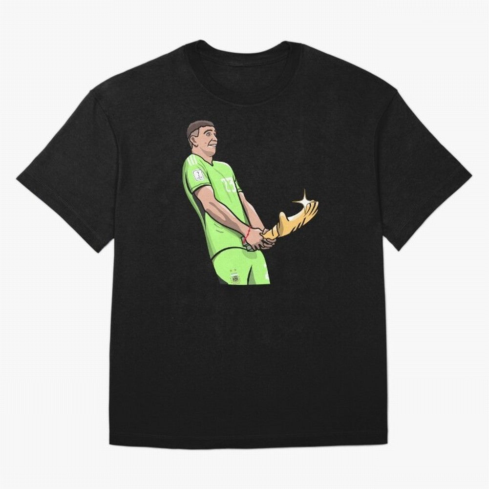 Emi Martinez the Savior Golden Glove Essential T-Shirt Make Game Day About Global Football Passion for FIFA World Cup 2026, Inspired by Mbappe and Neymar, Germany, Sports Nostalgia, International Competition, Famous Players and Unforgettable