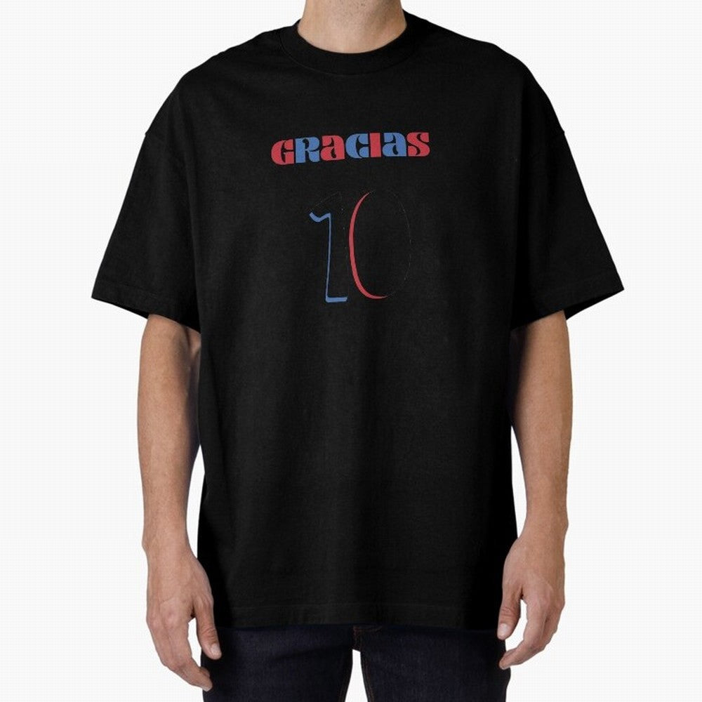 GRACIAS MESSI Essential T-shirt Premium T-Shirt Bring Bold Fan Energy to Global Football Passion for FIFA World Cup 2026, Highlighting CR7 and Messi, France and Portugal, Supporter Pride, Iconic Celebrations, Legendary Names and Global Match Day