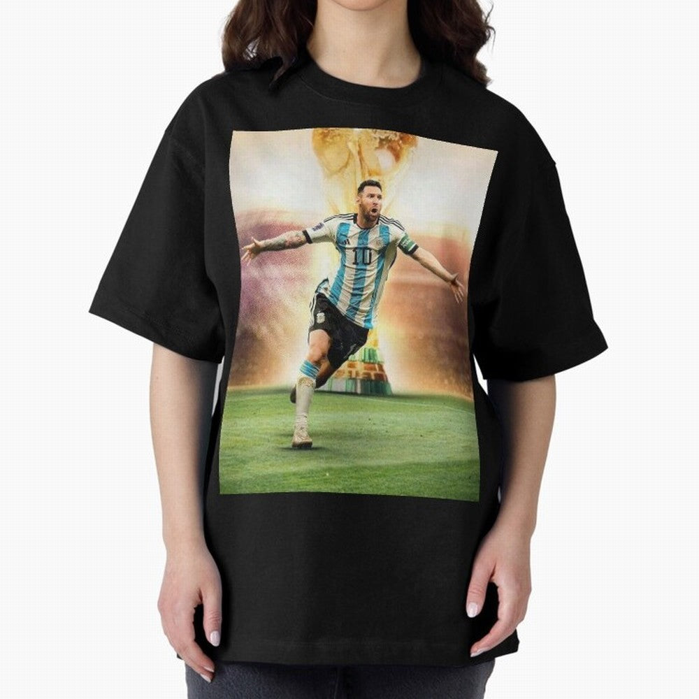 Messi Graphic T-Shirt Stand with the FIFA World Cup 2026 USA Canada Mexico Journey through Messi Highlights, Argentina and Brazil Pride, Football Festival Excitement, Trophy Ambitions, Country Rivalries and Star Player Buzz; Ideal for Fans Who