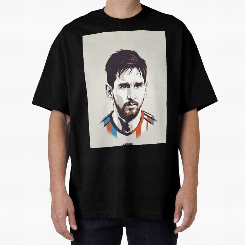 MESSI POP ART Graphic T-Shirt Capture Stadium Memories from FIFA World Cup 2026 USA Canada Mexico Spirit, with England, Messi, CR7 and Mbappe, Sports Nostalgia, International Competition, Famous Players and Unforgettable Victories; Ideal for