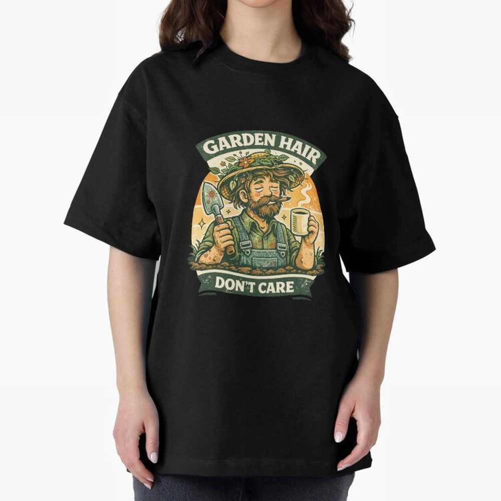 Garden Hair Don't Care - Funny Retro Gardener for Men Classic T-Shirt Celebrate Global Passion for Global Football Passion for FIFA World Cup 2026 USA Canada Mexico, with Haaland, Spain, Football Festival Excitement, Trophy Ambitions, Country
