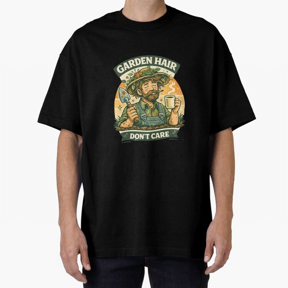 Garden Hair Don't Care - Funny Retro Gardener for Men Classic T-Shirt Celebrate Global Passion for Global Football Passion for FIFA World Cup 2026 USA Canada Mexico, with Haaland, Spain, Football Festival Excitement, Trophy Ambitions, Country