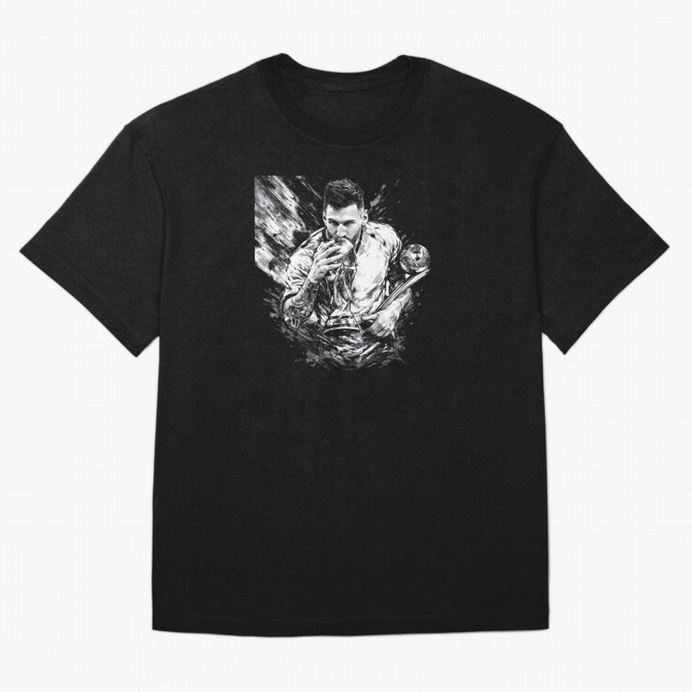 Eternal Glory ¨C Inked Champion Tribute Messi Premium T-Shirt Represent Football Lovers during FIFA World Cup 2026 Group Stage Made for Mbappe and Neymar, Germany Energy, Classic Soccer Heritage, Championship Pressure, Fan Loyalty and International
