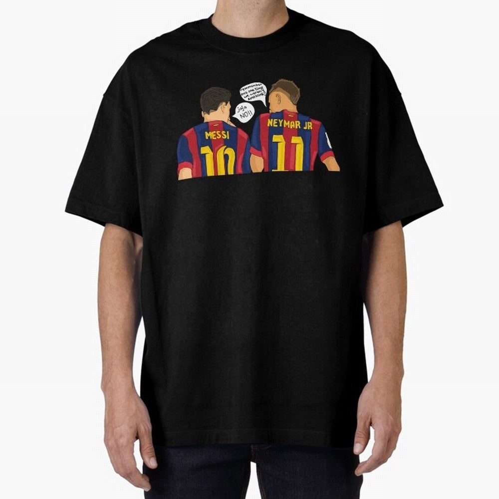 Messi Neymar fcbarcelona Classic T-Shirt Create FIFA World Cup 2026 for Fans of Neymar and Germany, Bringing Vintage Soccer Flavor, Modern Football Stars, National Flags and Final Night Emotion; Ideal for Football Dads, Football Moms, Friends,