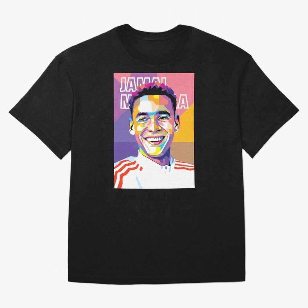 Jamal Musiala in WPAP Style Essential T-Shirt Feel FIFA World Cup 2026 Made for Messi, Neymar and Mbappe, England and Germany Energy, Fan Favorite Moments, National Team Passion, Big Match Drama and Soccer History; Ideal for Passionate Fans Who