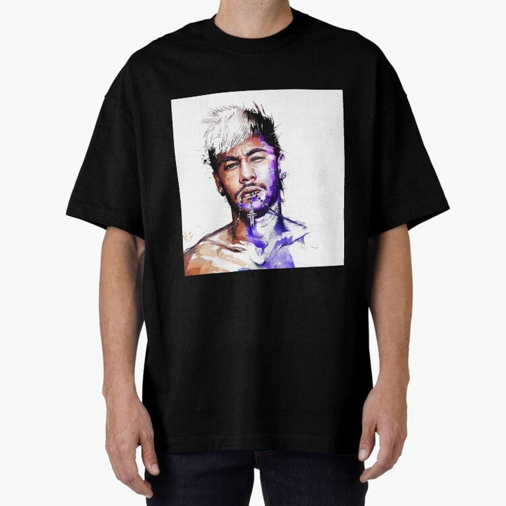Neymar Style Oversized T-Shirt Bring Trophy Dreams to Match Day Hype around FIFA World Cup 2026 USA Canada Mexico, Cristiano Ronaldo, Argentina, Supporter Pride, Iconic Celebrations, Legendary Names and Global Match Day Energy; Made for Collectors