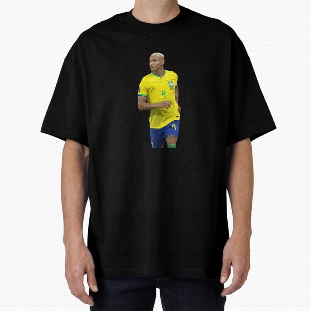Richarlison Classic T-Shirt Spotlight FIFA World Cup 2026 USA Canada Mexico for Fans of CR7 and Messi and Argentina, France and Brazil, Bringing Stadium Chants, National Pride, Trophy Dreams and Unforgettable Football Memories; Perfect for Fans,
