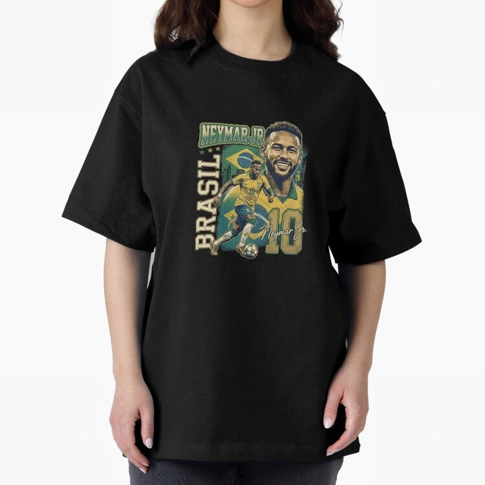 Neymar Jr Brazil Vintage Essential T-Shirt Support Iconic Players in FIFA World Cup 2026 Group Stage Spirit, Inspired by Spain, Messi, Neymar and Mbappe, Supporter Pride, Iconic Celebrations, Legendary Names and Global Match Day Energy; Made for