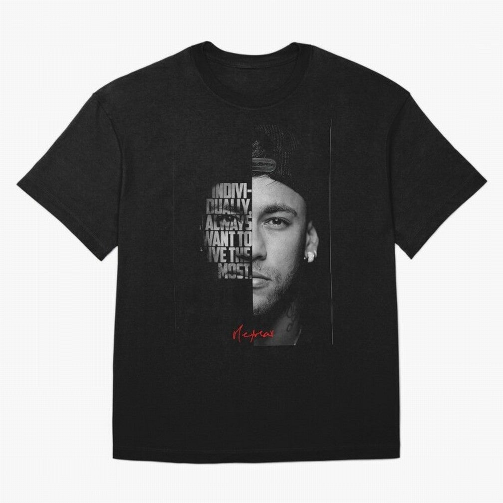 Black and white Neymar Jr quote. Classic T-Shirt Bring Champion Energy into the FIFA World Cup 2026 Journey through Mbappe Highlights, England and Germany Pride, Classic Soccer Heritage, Championship Pressure, Fan Loyalty and International Pride;