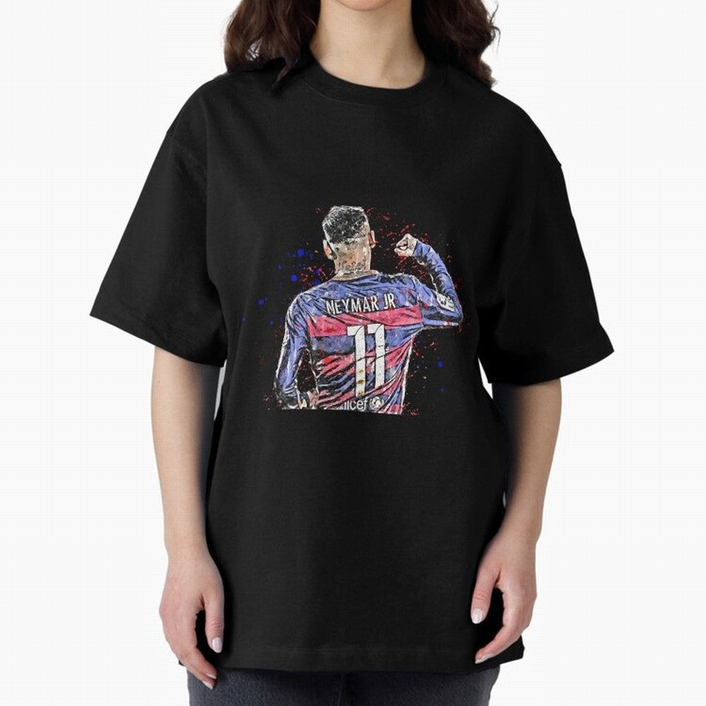 Neymar Oversized T-Shirt Show Your Stadium Side during the FIFA World Cup 2026 Journey through Haaland and Mbappe Highlights, England, France and Netherlands Pride, Fan Favorite Moments, National Team Passion, Big Match Drama and Soccer History;