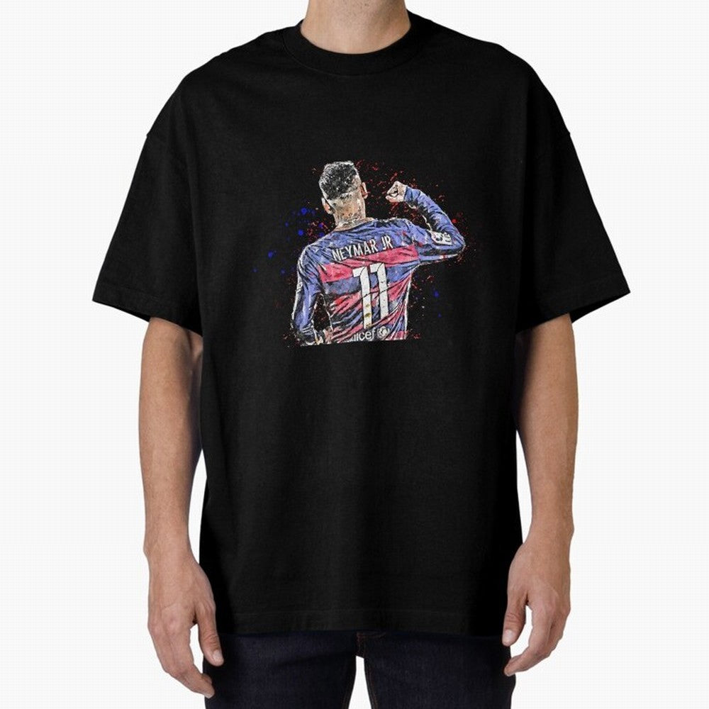 Neymar Oversized T-Shirt Show Your Stadium Side during the FIFA World Cup 2026 Journey through Haaland and Mbappe Highlights, England, France and Netherlands Pride, Fan Favorite Moments, National Team Passion, Big Match Drama and Soccer History;